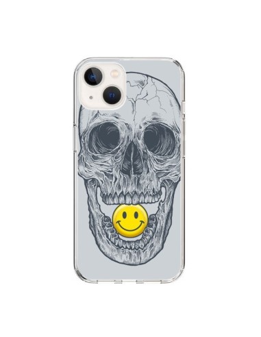 Cover iPhone 15 Smiley Face Teschio - Rachel Caldwell