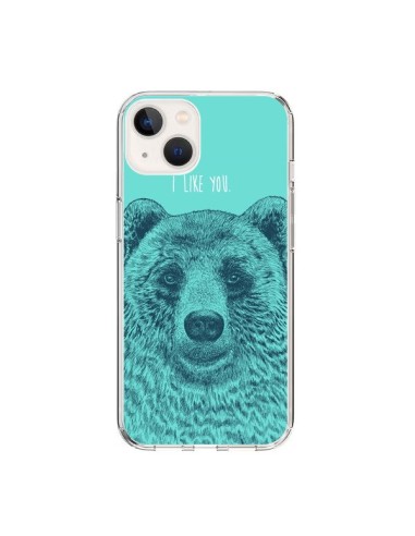 Cover iPhone 15 Orso I like You - Rachel Caldwell