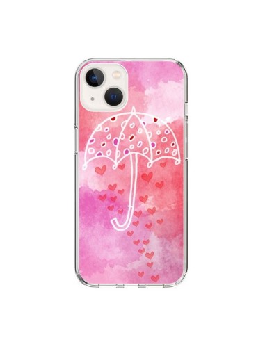 Cover iPhone 15 Ombrello Cuore Amore  - Sylvia Cook