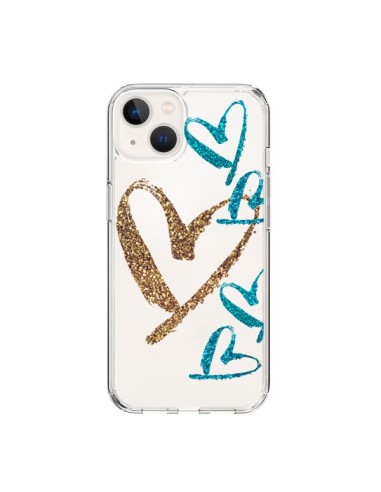 Cover iPhone 15 Cuore Amore Trasparente - Sylvia Cook