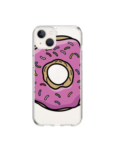 Cover iPhone 15 Ciambelle Rosa Trasparente - Yohan B.