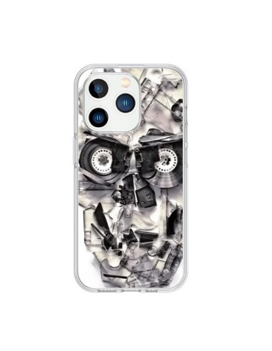 Cover iPhone 15 Pro Teschio Cassetta K7 - Ali Gulec