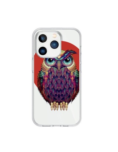 Cover iPhone 15 Pro Gufo Hibou Trasparente  - Ali Gulec