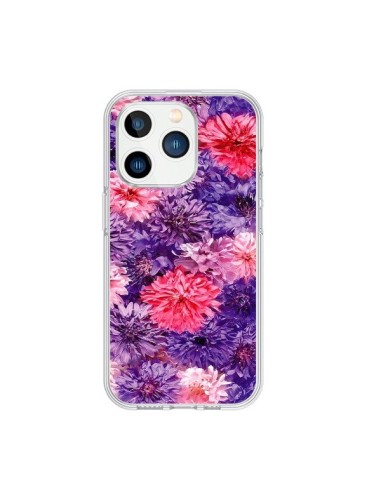 Cover iPhone 15 Pro Viola Fiore Tempesta - Asano Yamazaki