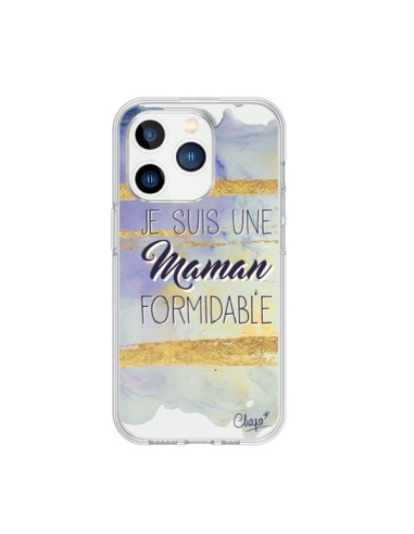 iPhone 15 Pro Case I'm an Amazing Mom Purple Clear - Chapo