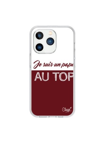 iPhone 15 Pro Case I’m a Top Dad Red Bordeaux - Chapo