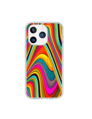 Coque iPhone 15 Pro Acid Vagues - Danny Ivan