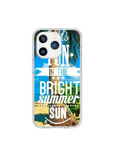 Cover iPhone 15 Pro Fun Summer Sun _té - Eleaxart