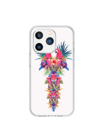 Cover iPhone 15 Pro Regno Pappagalli- Eleaxart