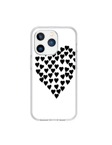 Cover iPhone 15 Pro Cuore nei cuori Nero - Project M