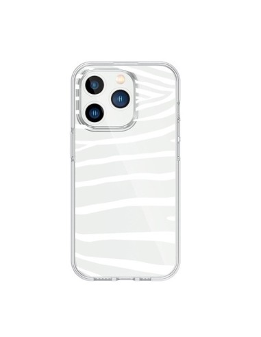 iPhone 15 Pro Case Zebra White Clear - Project M