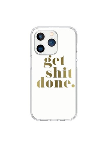 Cover iPhone 15 Pro Get Shit Done Dorato - Shop Gasoline