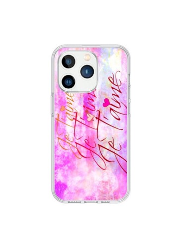 Cover iPhone 15 Pro I Love You Ti Amo - Ebi Emporium