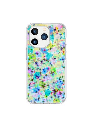 Coque iPhone 15 Pro Stars Etoiles Bleues - Ebi Emporium