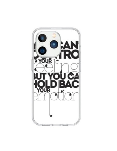 Coque iPhone 15 Pro Feelings Sentiments Emotions - Javier Martinez