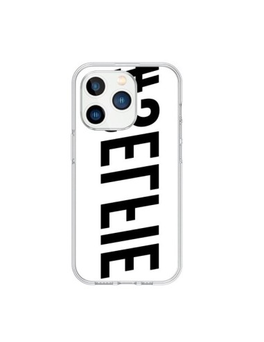 Cover iPhone 15 Pro Hashtag Selfie Nero Rovesciato Orizzontale - Jonathan Perez