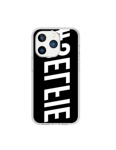 Cover iPhone 15 Pro Hashtag Selfie Bianco Rovesciato Orizzontale - Jonathan Perez