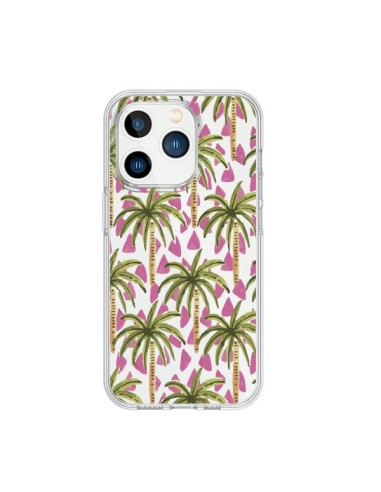 Cover iPhone 15 Pro Palme Trasparente - Dricia Do