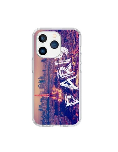 iPhone 15 Pro Case Paris Tour Eiffel Tower Nuit - Laetitia