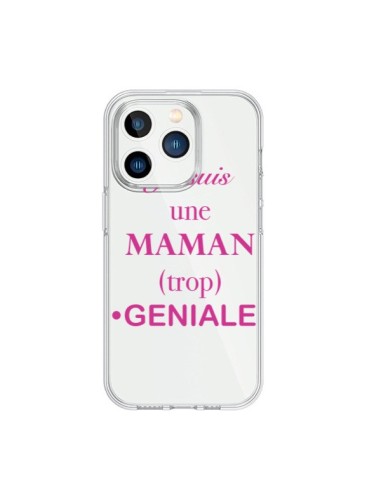 iPhone 15 Pro Case I'm a Mom  geniale Clear - Laetitia