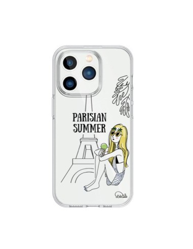 Cover iPhone 15 Pro Parisian Summer Estate Parigina Trasparente - Lolo Santo