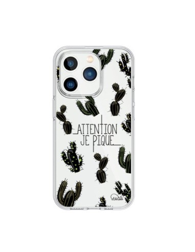 Cover iPhone 15 Pro Cactus Je Pique Trasparente - Lolo Santo