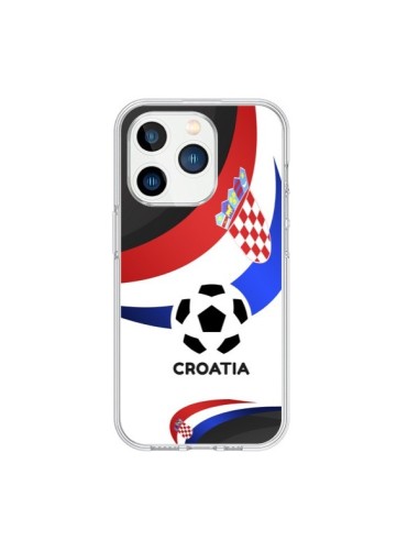 Coque iPhone 15 Pro Equipe Croatie Football - Madotta