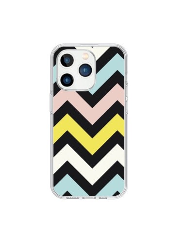 Coque iPhone 15 Pro Azteque Chevron Sunny - Mary Nesrala