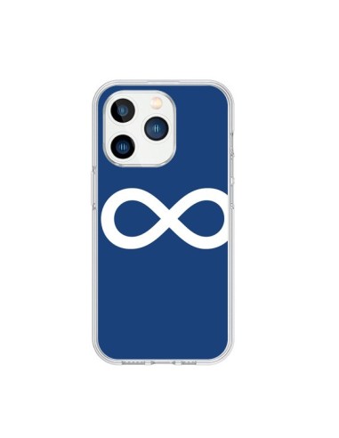 Cover iPhone 15 Pro Infinito Navy Blue Infinity - Mary Nesrala