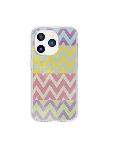 Coque iPhone 15 Pro Chevron Summer Triangle Azteque - Mary Nesrala