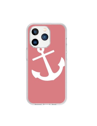 Coque iPhone 15 Pro Ancre Corail - Mary Nesrala