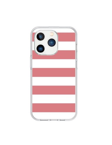 Cover iPhone 15 Pro Bande Corallo - Mary Nesrala