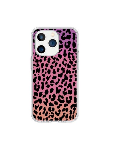 iPhone 15 Pro Case Leopard Hot Pink Corallo - Mary Nesrala