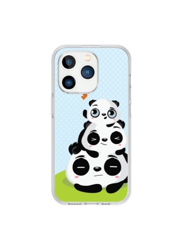 Cover iPhone 15 Pro Panda Famiglia - Maria Jose Da Luz