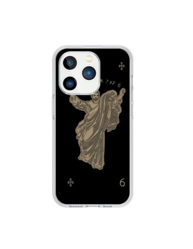 Coque iPhone 15 Pro God Black Drake Chanteur Jeu Cartes - Mikadololo