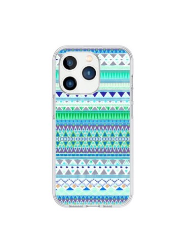 Cover iPhone 15 Pro Chenoa Blu Azteco - Monica Martinez