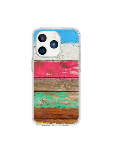 Coque iPhone 15 Pro Eco Fashion Bois - Maximilian San