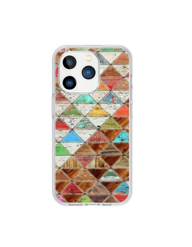 Coque iPhone 15 Pro Love Pattern Triangle - Maximilian San