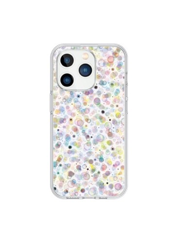 Cover iPhone 15 Pro Cosmic Bolle Multicolore - Ninola Design