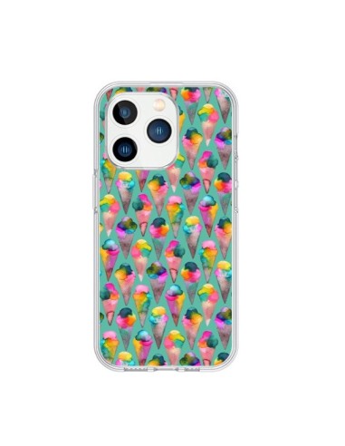 Coque iPhone 15 Pro Cute Ice Creams - Ninola Design