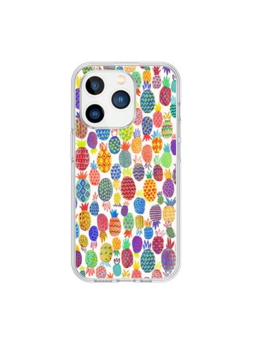 Coque iPhone 15 Pro Cute Pineapples - Ninola Design