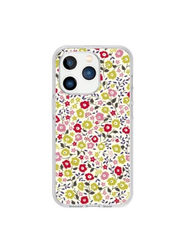 Coque iPhone 15 Pro Liberty Fleurs - Nico