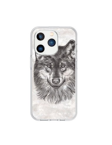 Cover iPhone 15 Pro Lupo Grigio - Rachel Caldwell