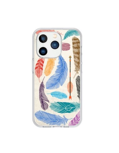 iPhone 15 Pro Case Plumes Multicolor - Rachel Caldwell