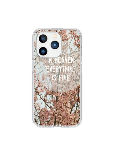 Cover iPhone 15 Pro In heaven everything is fine paradis Fiori - R Delean