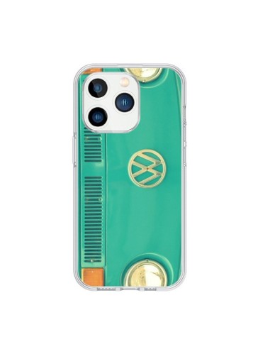 Coque iPhone 15 Pro Groovy Van Hippie VW - R Delean