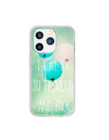 Cover iPhone 15 Pro I Love you to the moon and back - Sylvia Cook