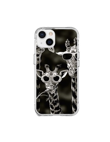 Cover iPhone 15 Plus Giraffa Swag Famiglia Giraffe  - Asano Yamazaki