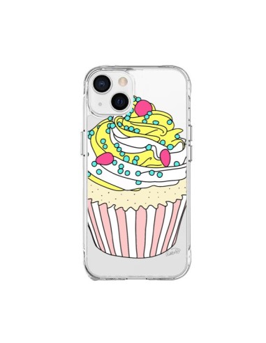 Cover iPhone 15 Plus Cupcake Dolce Trasparente - Asano Yamazaki