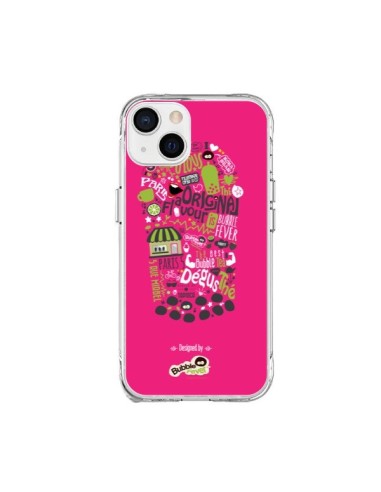 Cover iPhone 15 Plus Bubble Fever Originale Rosa - Bubble Fever